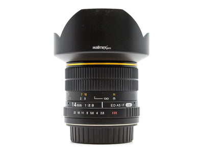 Walimex Pro 14mm f/2.8 ED AS IF UMC - Canon EF Anschluss