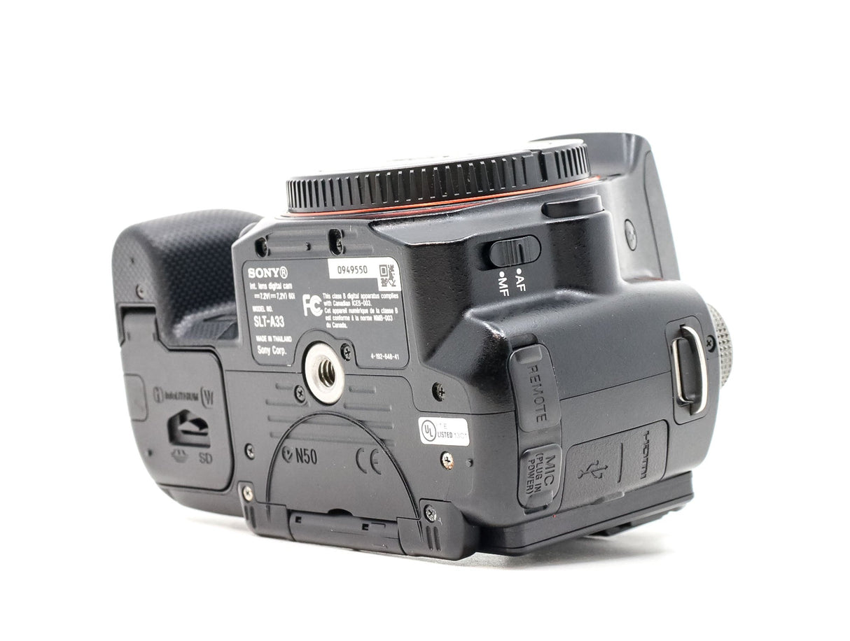Sony Alpha SLT-A33 - segunda mano - excelente estado - detalle 2 de 3 - SKU 3702791 - Camera Market