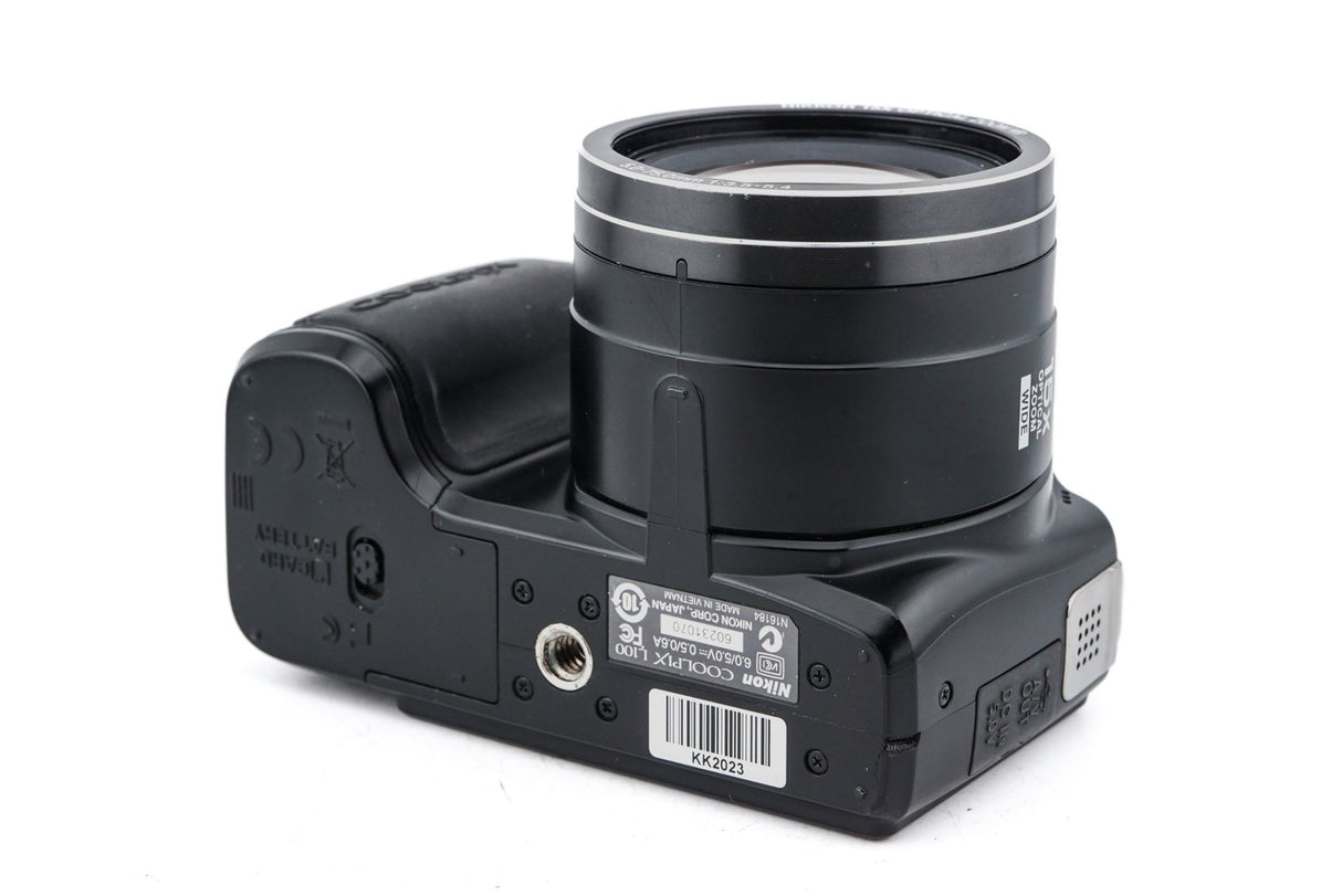 Nikon Coolpix L100 - Fotocamera digitale compatta vintage Digicam (nera) rinnovata