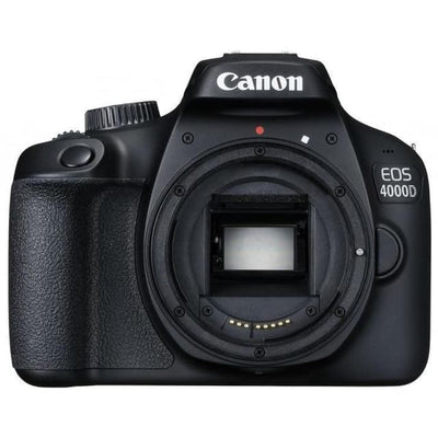 EOS 4000D SLR – Schwarz + Canon Canon Zoom-Objektiv EF-S 18–55 mm f/3,5–5,6 III + Zoom-Objektiv EF 75–300 mm f/4–5,6 III f/3,5–5,6 + f/4–5,6