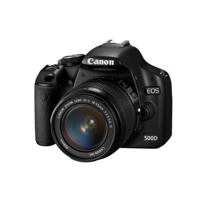 CANON EOS 500D Reflex - Noir + Objectif Canon Zoom EF-S 18-55mm f/3.5-5.6 IS