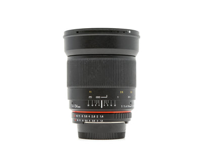 Walimex Pro 24mm f/1.4 ED AS UMC - Compatibile con Nikon