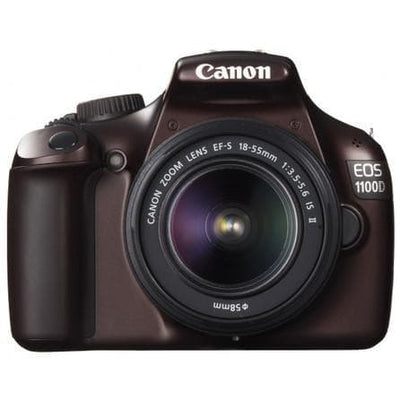 EOS 1100D Spiegelreflexkamera – Braun + Canon Zoom-Objektiv EF-S 18-55mm f/3.5-5.6 IS II