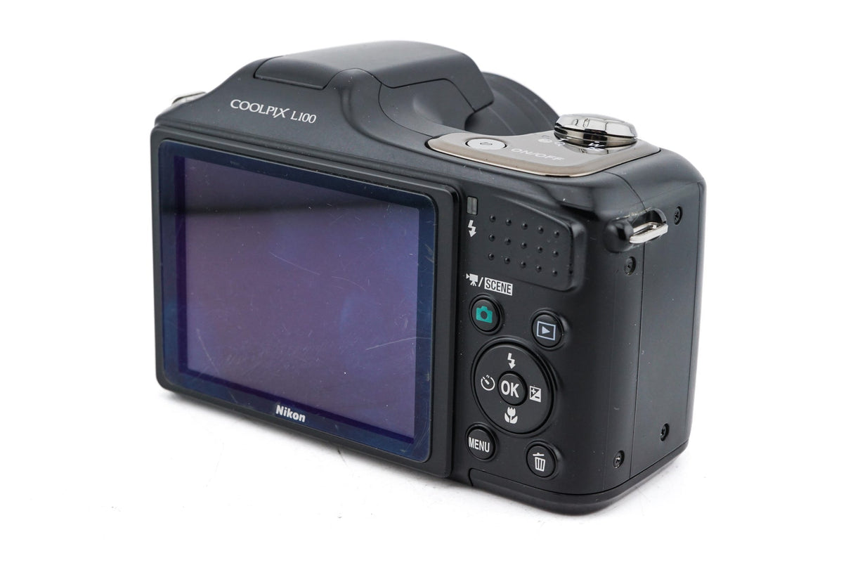 Nikon Coolpix L100 - Fotocamera digitale compatta vintage Digicam (nera) rinnovata