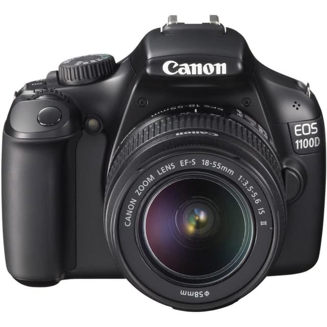 EOS 1100D SLR - Black + Canon Canon EF-S 18-55 mm f/3.5-5.6 IS f/3.5-5.6  · main image
