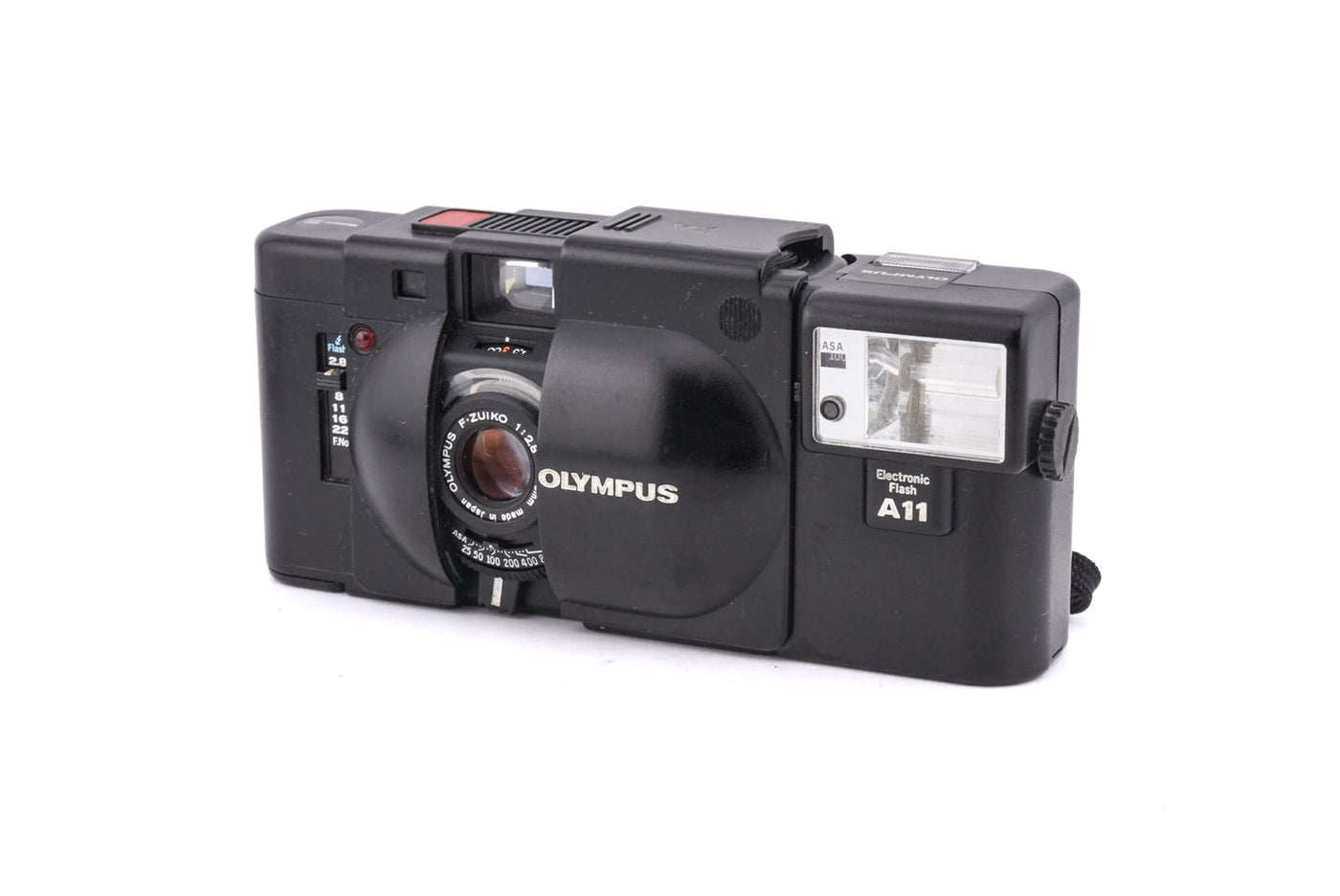 Olympus XA + A11 Elektronenblitz Geprüft & Funktionsfähig · Hauptbild