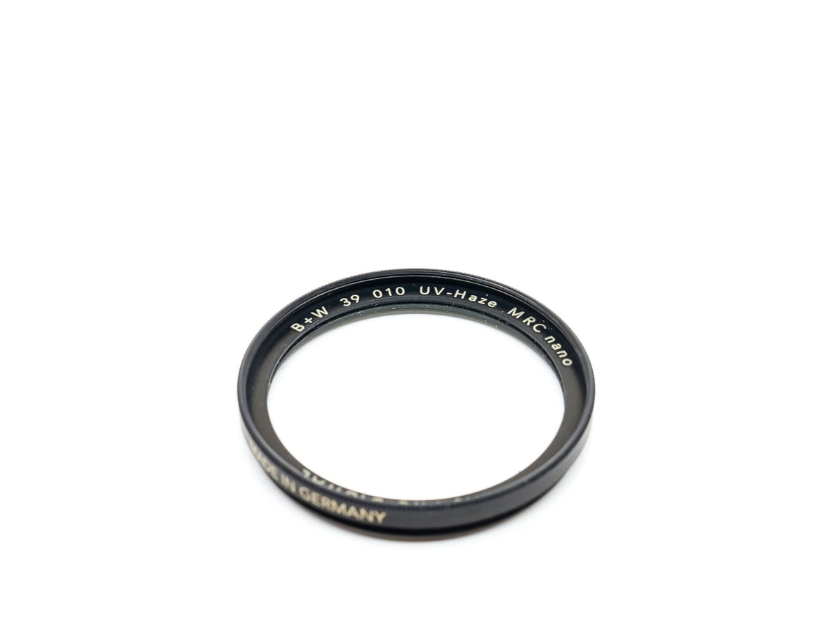 B+W 39mm XS-Pro Digital 010 UV-Haze MRC Nano Filter · immagine principale