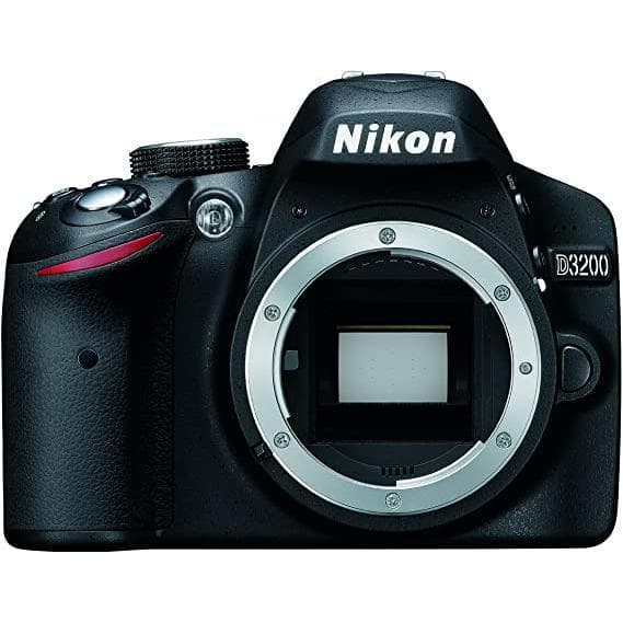 D3200 - Black + Nikon AF-S DX NIKKOR 18-55 mm f/3.5-5.6 G II ED f/3.5-5.6 G  · main image