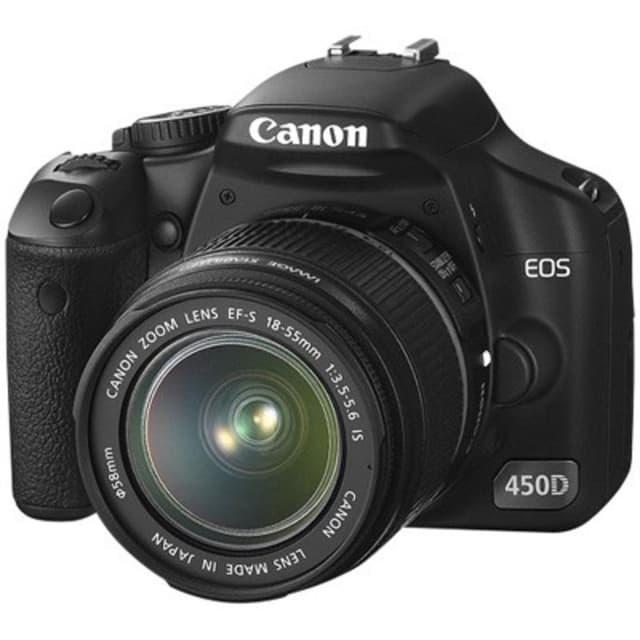 EOS 450D SLR - Black + Canon Canon EF-S 18-55mm f/3.5-5.6 IS II f/3.5-5.6  · main image