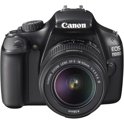 Canon EOS 1100D Spiegelreflexkamera - Schwarz + Canon EF-S 18-55 mm f/3.5-5.6 III Objektiv