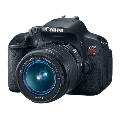 Canon EOS Rebel T4i SLR - Schwarz + Canon EF-S 18-55mm f/3.5-5.6 IS II Objektiv