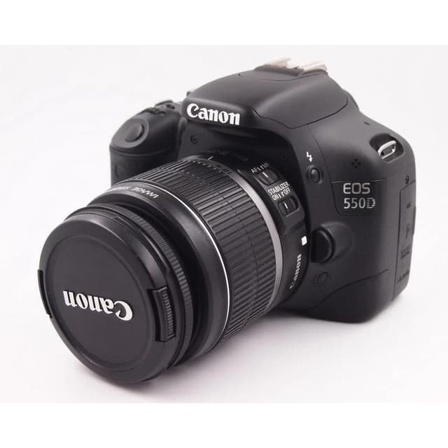 CANON EOS 550D SLR - Schwarz + Canon EF-S 18-55mm f/3.5-5.6 IS II · Hauptbild