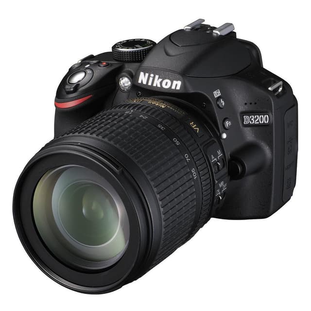 SLR D3200 - Schwarz + Nikon AF-S DX Nikkor 18-105mm F3.5-5.6G ED VR f/3.5-5.6 · Hauptbild