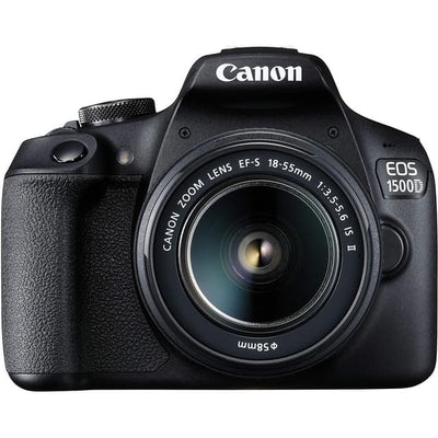 EOS 1500D SLR – Schwarz + Canon EF-S 18-55mm f/3.5 IS