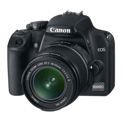 EOS 1000D SLR - Black + Canon EF-S 18-55mm f/3.5-5.6 II f/3.5-5.6 