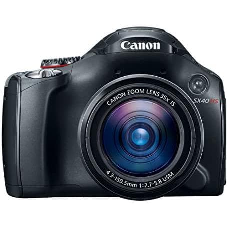 Canon PowerShot SX40 HS Kamera – Schwarz + Canon Zoomobjektiv 24–840 mm f/2,7–5,8 · main image