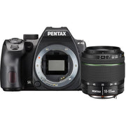 Réflex K-5 - Negro + Pentax Smc Pentax-DAL 18-55mm f/3.5-5.6 AL WR f/3.5-5.6 de segunda mano en Camera Market