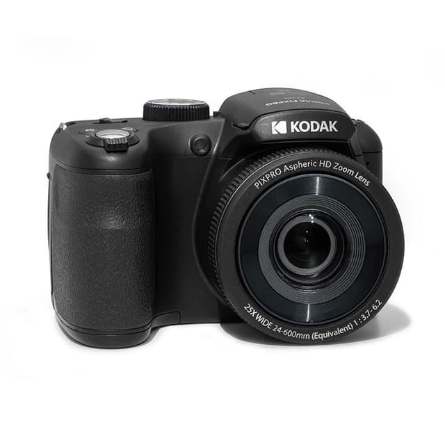 Bridge AZ255 Camera - Black + Kodak PixPro Aspheric HD Zoom Lens 24-600mm f/3.7-6.2 f/3.7-6.2 