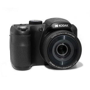 Bridge AZ255 Camera - Black + Kodak PixPro Aspheric HD Zoom Lens 24-600mm f/3.7-6.2 f/3.7-6.2 