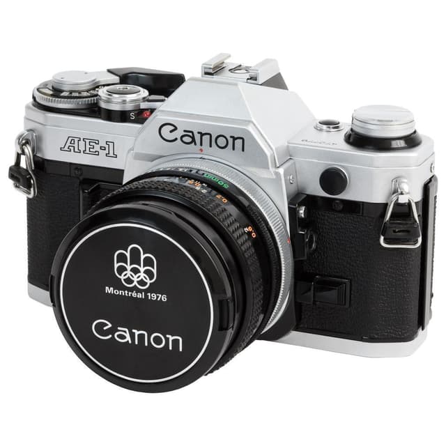 Canon AE-1 SLR - Black/Gray + Canon FD 50mm f/1.8 f/1.8 · Hauptbild