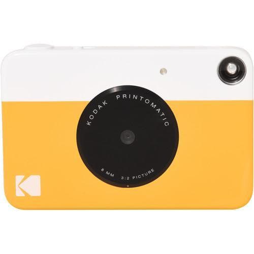 Snapshot Printomatic - Jaune/Blanc + Objectif Kodak Printomatic 8mm f/2 · image principale