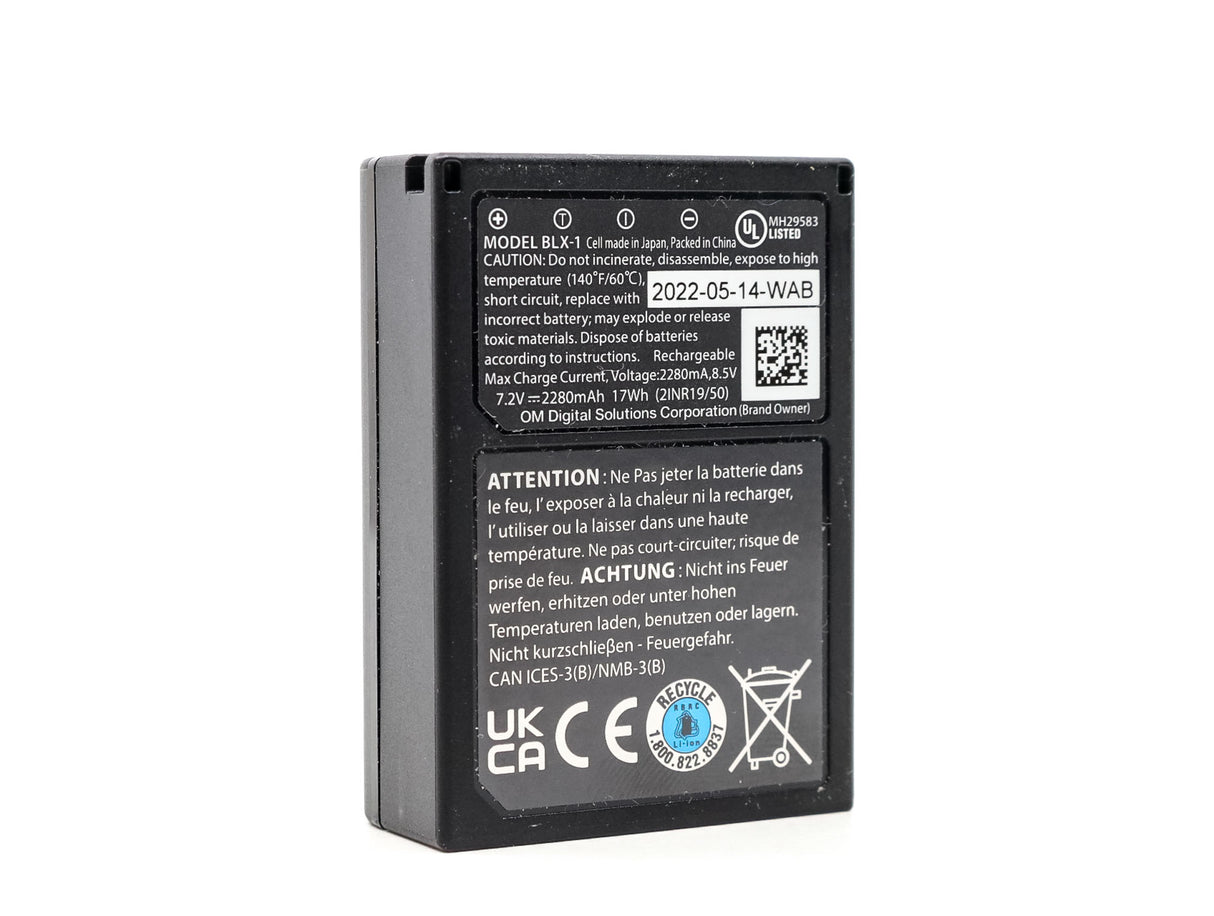 OM System BLX-1 Rechargeable Battery 