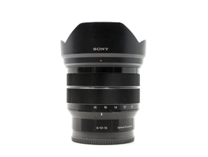 Sony E 10-18mm f/4 OSS 