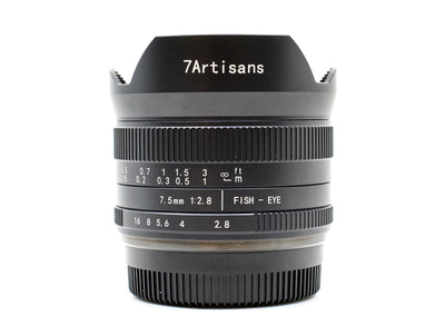 7Artisans 7,5 mm f/2,8 II - Fujifilm X Fit 