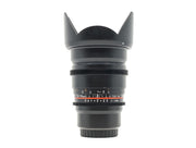 Samyang 16mm T2.2 ED AS UMC CS II - Micro Four Thirds Fit de segunda mano en Camera Market