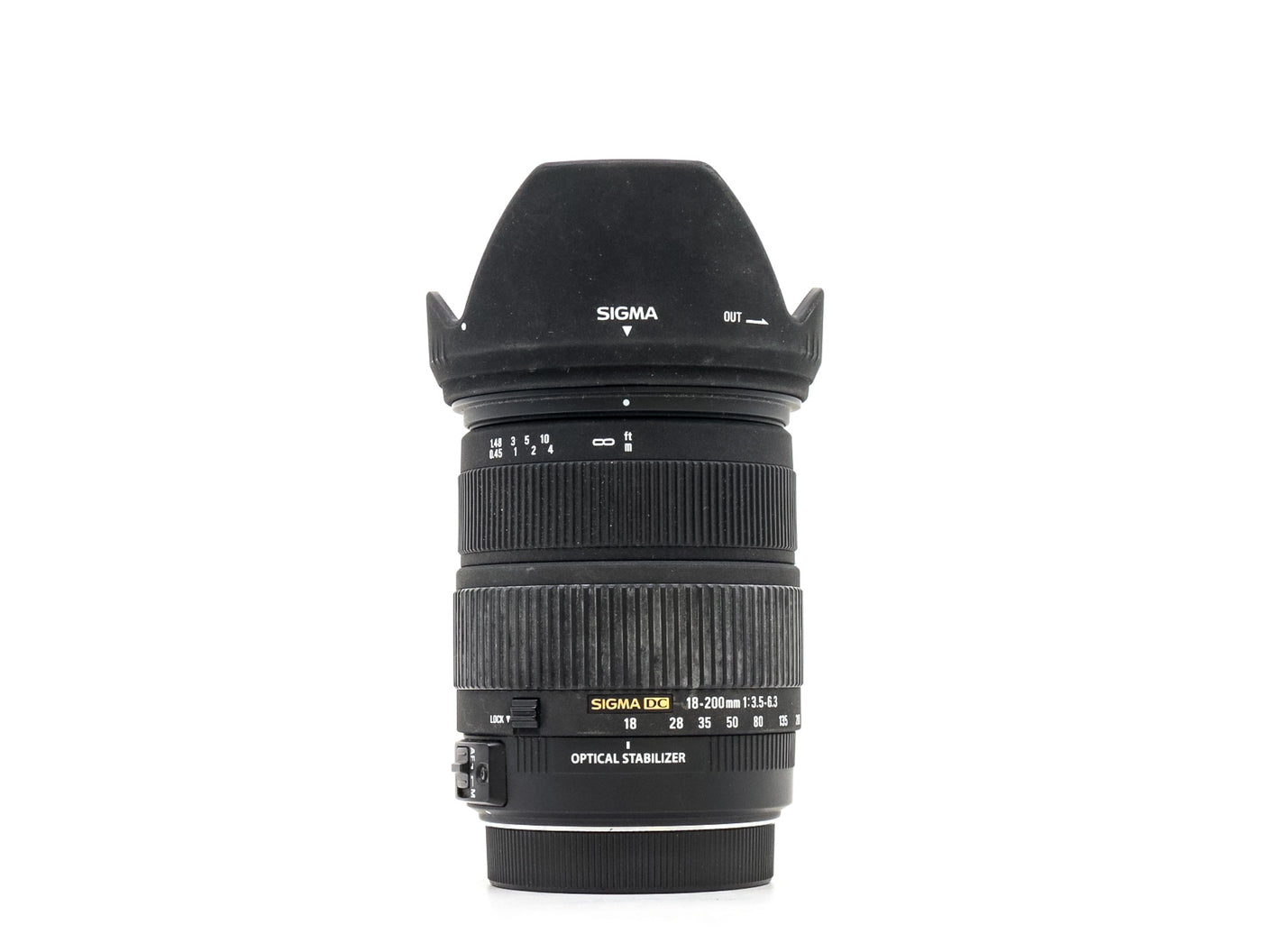 Sigma 18-200mm f/3.5-6.3 DC OS HSM - Canon EF-S Anschluss · Hauptbild