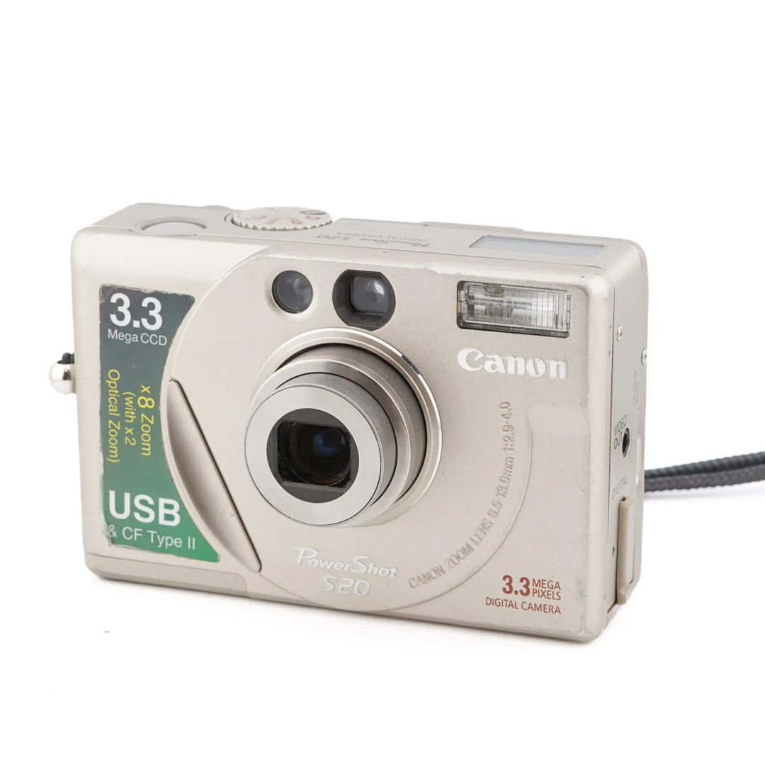 Canon PowerShot S20 – Vintage Digitalkamera (Digicam) · Hauptbild