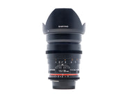 Samyang 35mm T1.5 - Nikon Fit de segunda mano en Camera Market