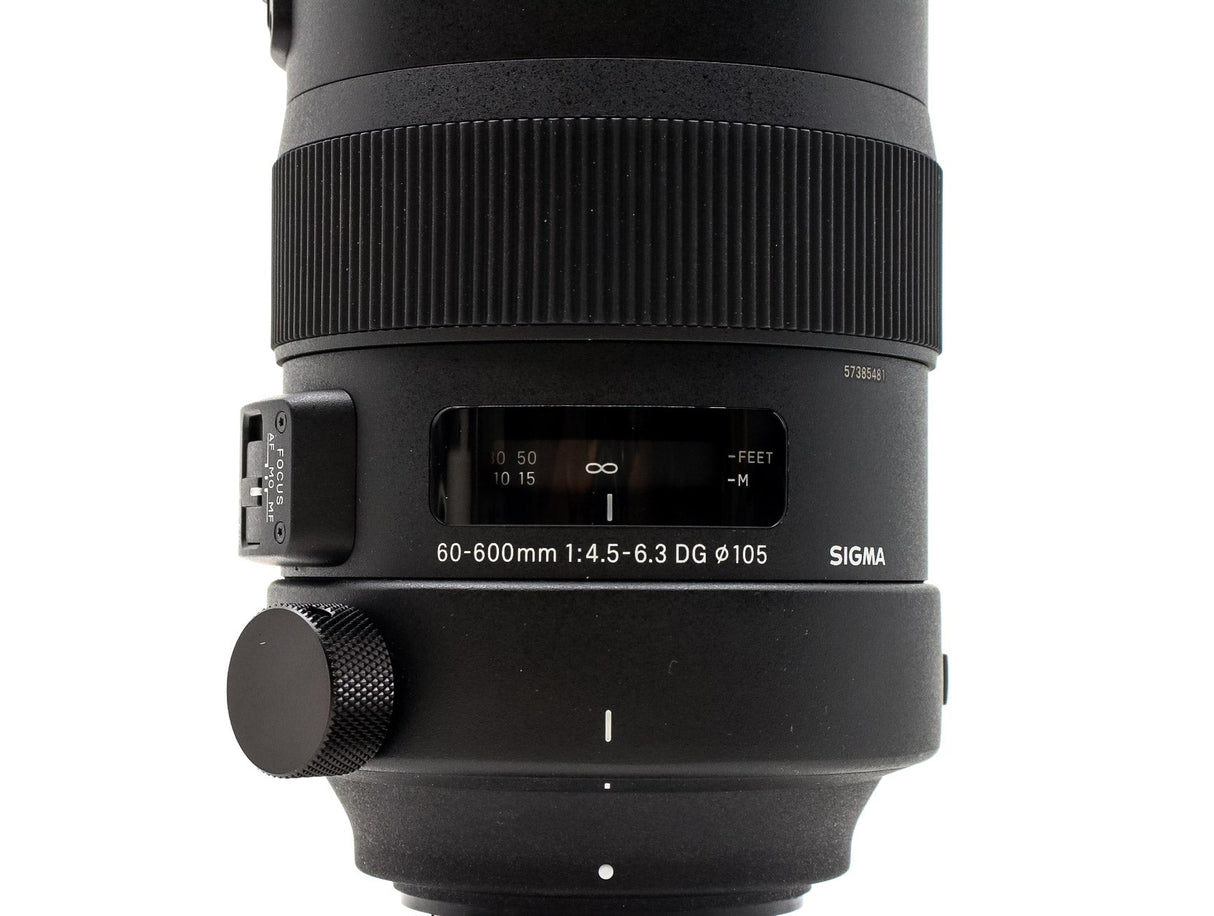 Sigma 60-600mm f/4.5-6.3 DG OS HSM SPORT - Nikon Fit - segunda mano - excelente estado - detalle 4 de 4 - SKU 3767516 - Camer