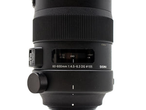 Sigma 60-600mm f/4.5-6.3 DG OS HSM SPORT - Nikon Fit - segunda mano - excelente estado - detalle 4 de 4 - SKU 3767516 - Camer