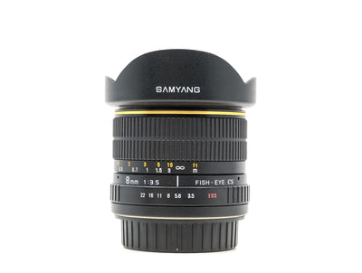 Samyang 8mm f/3.5 Fisheye - Monture Canon EF-S
