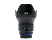 ZEISS Milvus 21mm f/2.8 ZF.2 - Nikon Fit de segunda mano en Camera Market