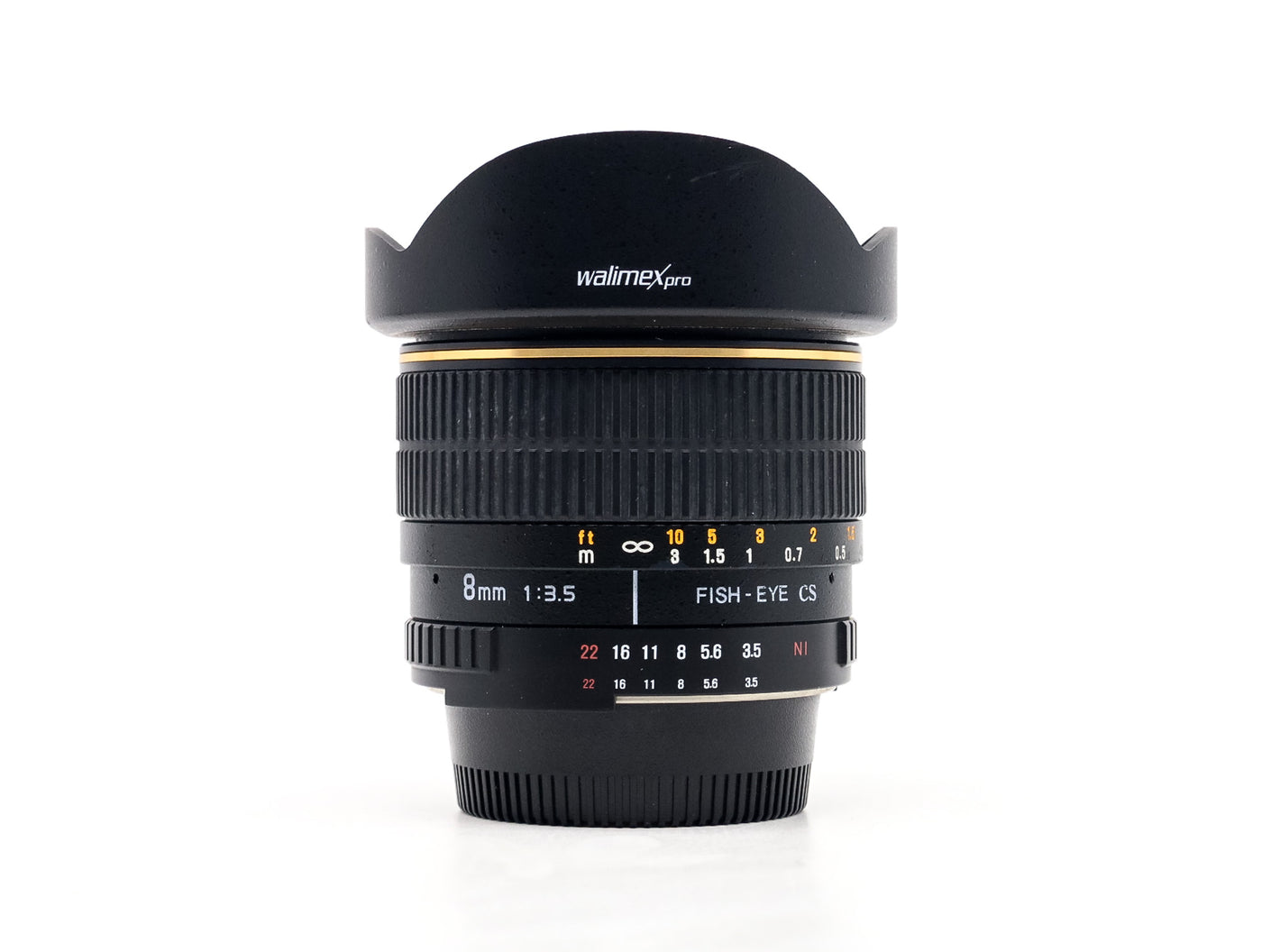 Walimex Pro 8mm f/3.5 CS Fisheye – Nikon Anschluss · Hauptbild