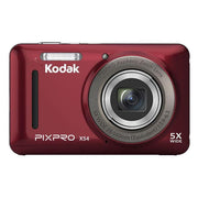 PIXPRO X54 Compact Camera - Red + Kodak Kodak PIXPRO Aspheric Zoom 28-140 mm f/3.9-6.3 f/3.9-6.3 de segunda mano en Camera Ma