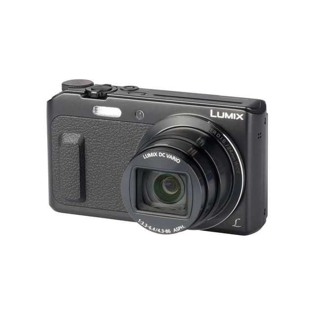 Fotocamera Bridge DMC-TZ57 - Nera + Lumix LUMIX DC VARIO 4,3-86 mm f/3,3-6,4 ASPH f/3,3-6,4  · immagine principale