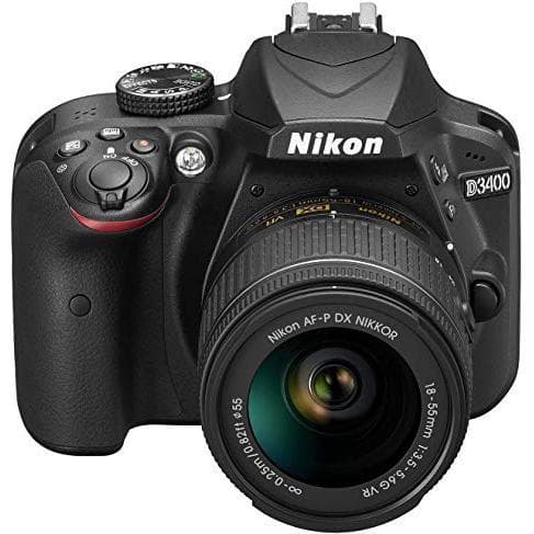 SLR D3400 - Noir + Nikon Nikon AF-P DX Nikkor 18-55 mm f/3.5-5.6G VR · image principale