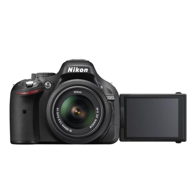 SLR D5200 - Black + Nikon AF-S DX Nikkor18-55mm f/3.5-5.6G ED II + AF-S DX VR 55-200 mm f/4-5.6 G IF ED f/3.5-5.6 + f/4-5.6  · main image