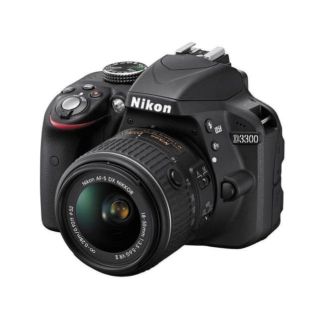 SLR D3300 - Nero + Nikon AF-S DX Nikkor 55-200mm f/4-5.6G ED f/4-5.6  · immagine principale