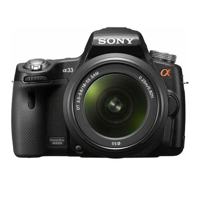 SLT-A33 SLR - Nero + Sony DT 18-55mm f/3.5-5.6 SAM f/3.5-5.6  · immagine principale