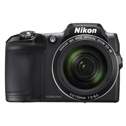 Nikon Coolpix L840 Kamera - Schwarz + Nikon Nikkor 38-fach optischer Weitwinkelzoom ED VR 22,5–855 mm f/3–6,5 · Hauptbild
