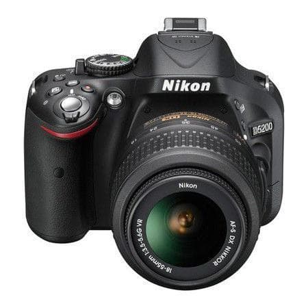 SLR D5200 - Noir + Nikon AF-S DX Nikkor 18-55mm f/3.5-5.6G VR · image principale