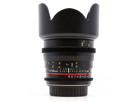 Samyang 50mm T1.5 VDSLR AS UMC - Canon EF Fit
