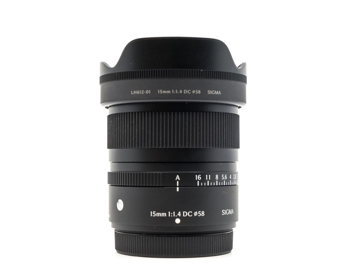 Sigma 15mm f/1.4 DC Contemporary - Fujifilm X Fit · image principale