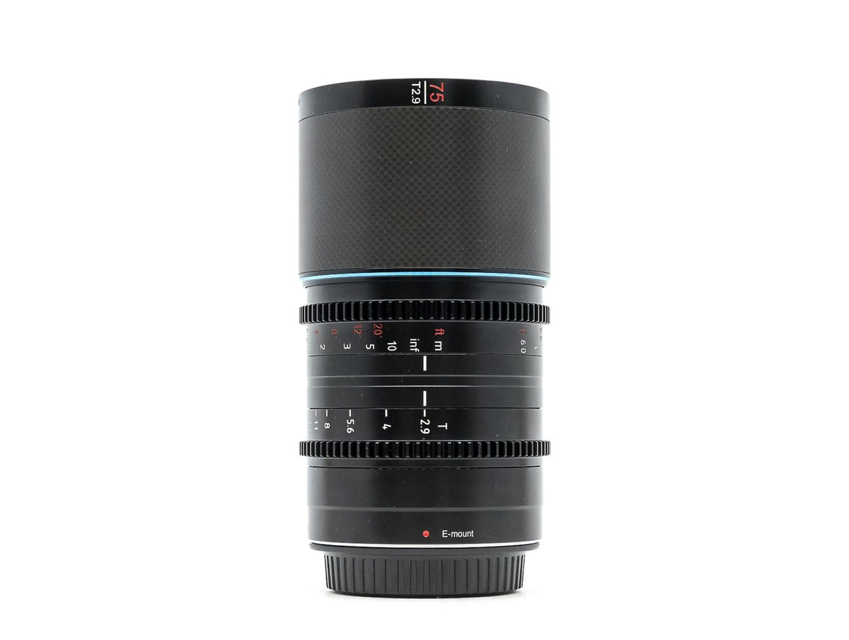 Sirui Saturn 75mm T2.9 1.6x Anamorphic [Neutral Flare] - Sony FE Fit · Hauptbild