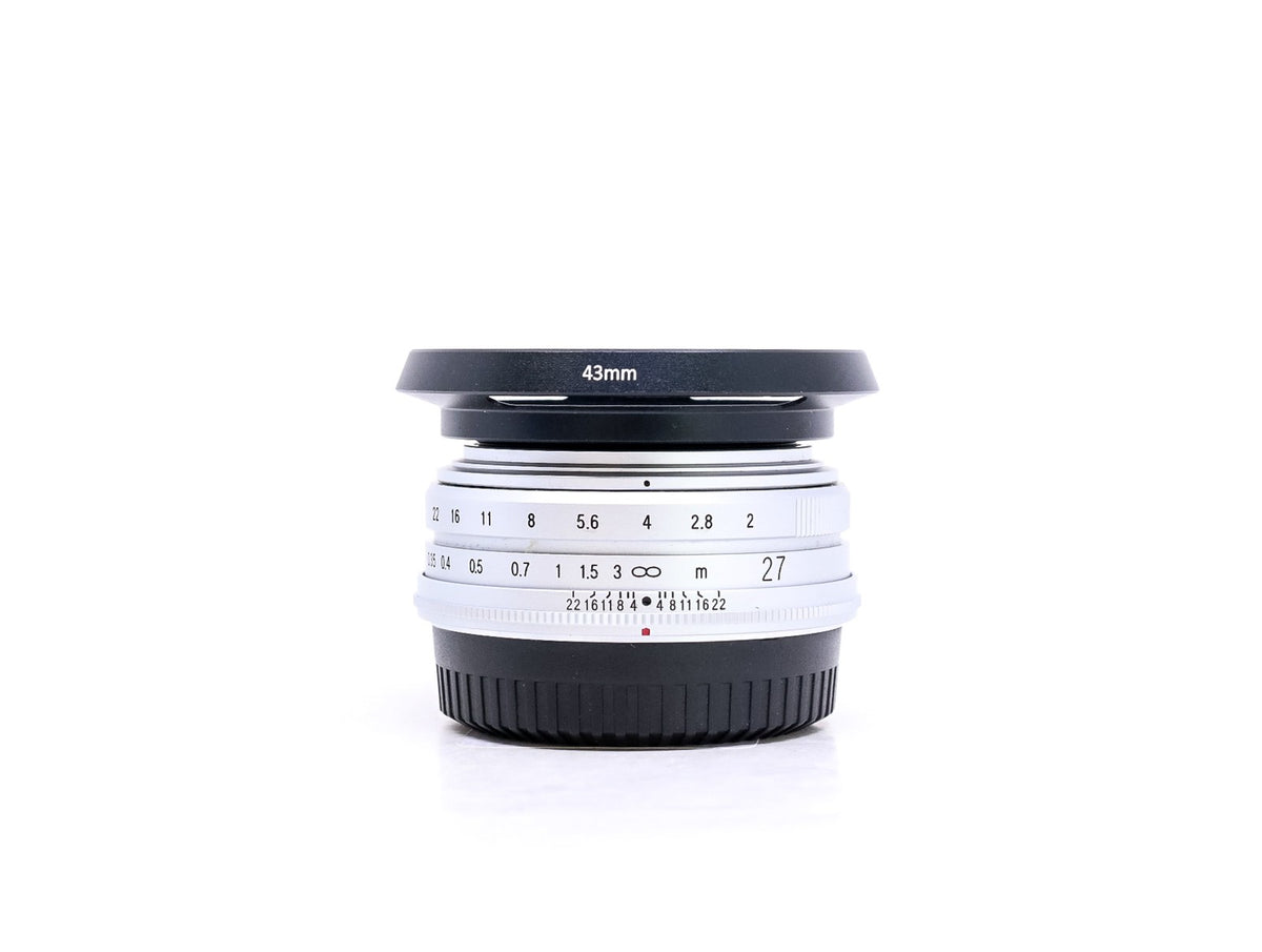 Voigtlander Ultron 27mm f/2 - Fujifilm X Fit · image principale