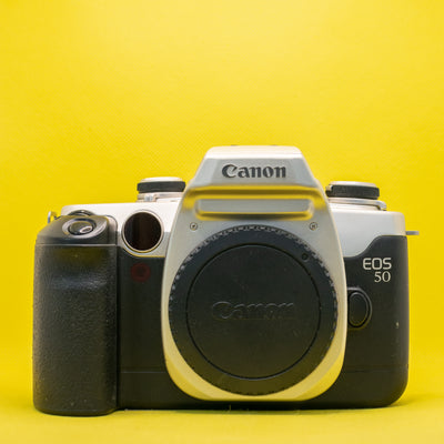 Canon EOS 50 (Gehäuse) – Vintage 35mm Spiegelreflex Analogkamera